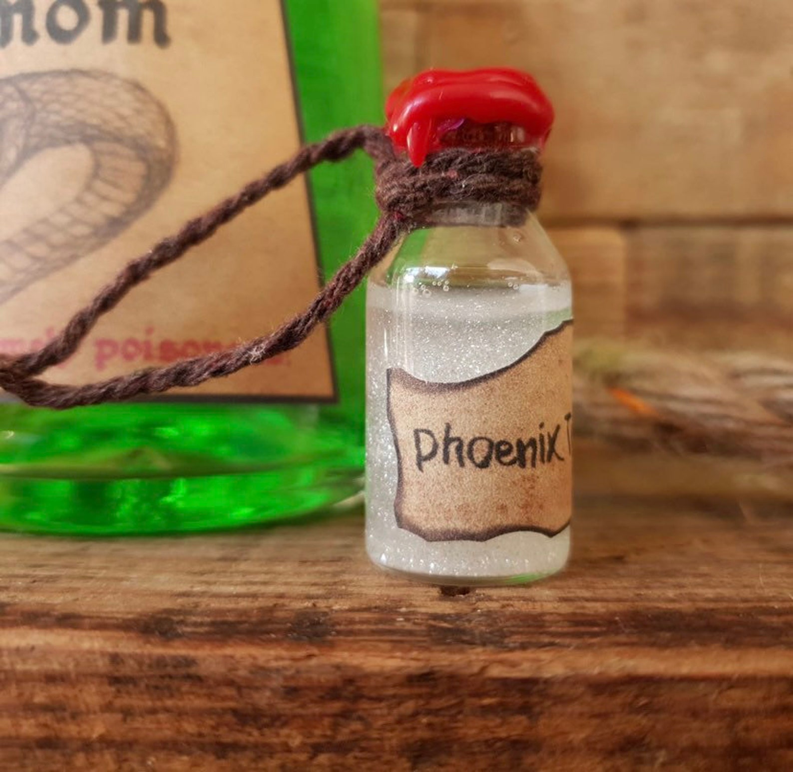 Basilisk Venom harry potter inspired potion bottle phoenix Etsy