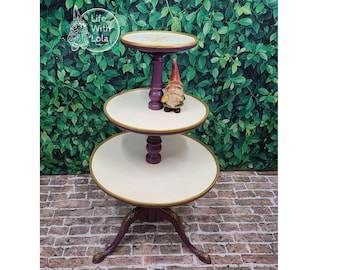 Antique 3 cheap tier table