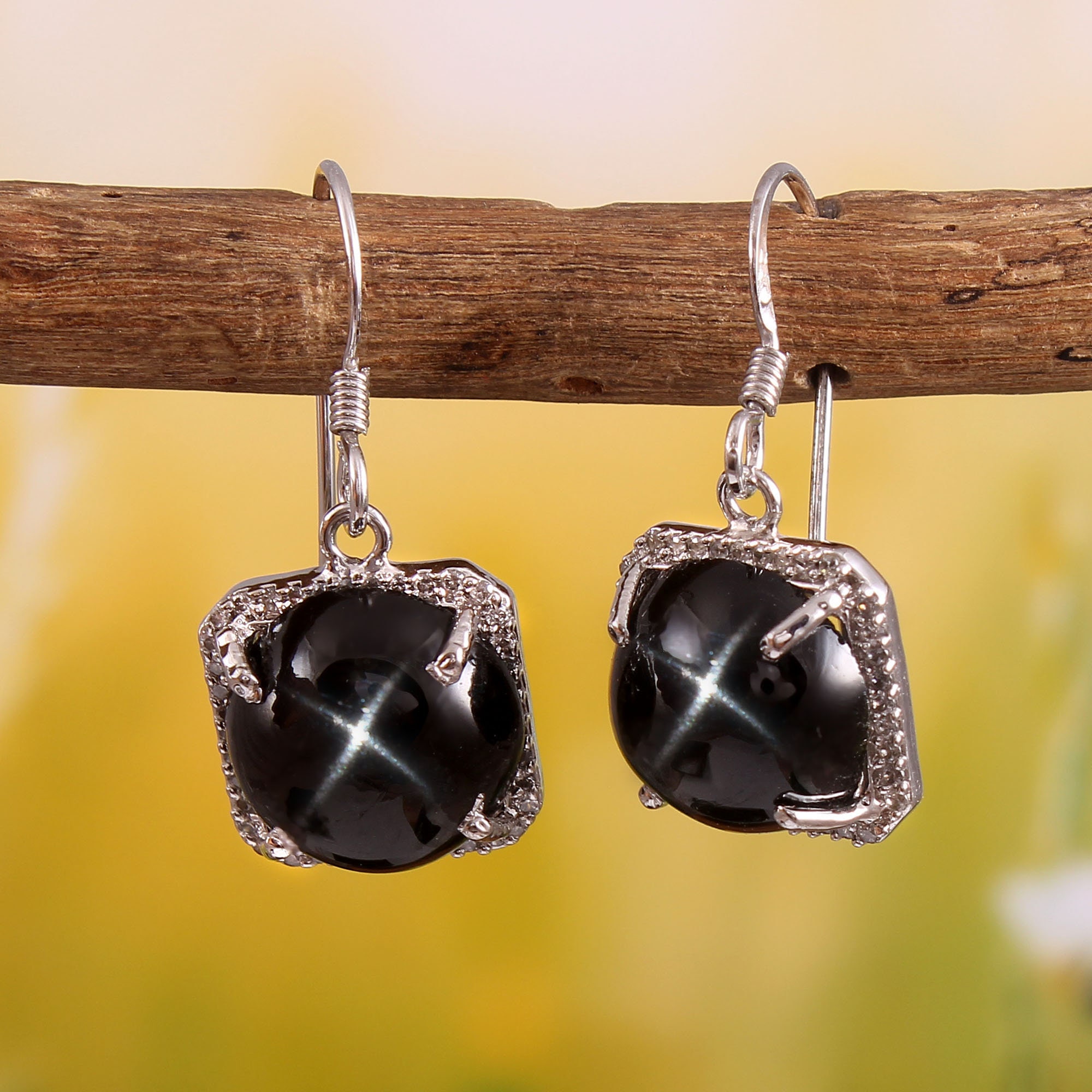 star sapphire earrings star sapphire earrings