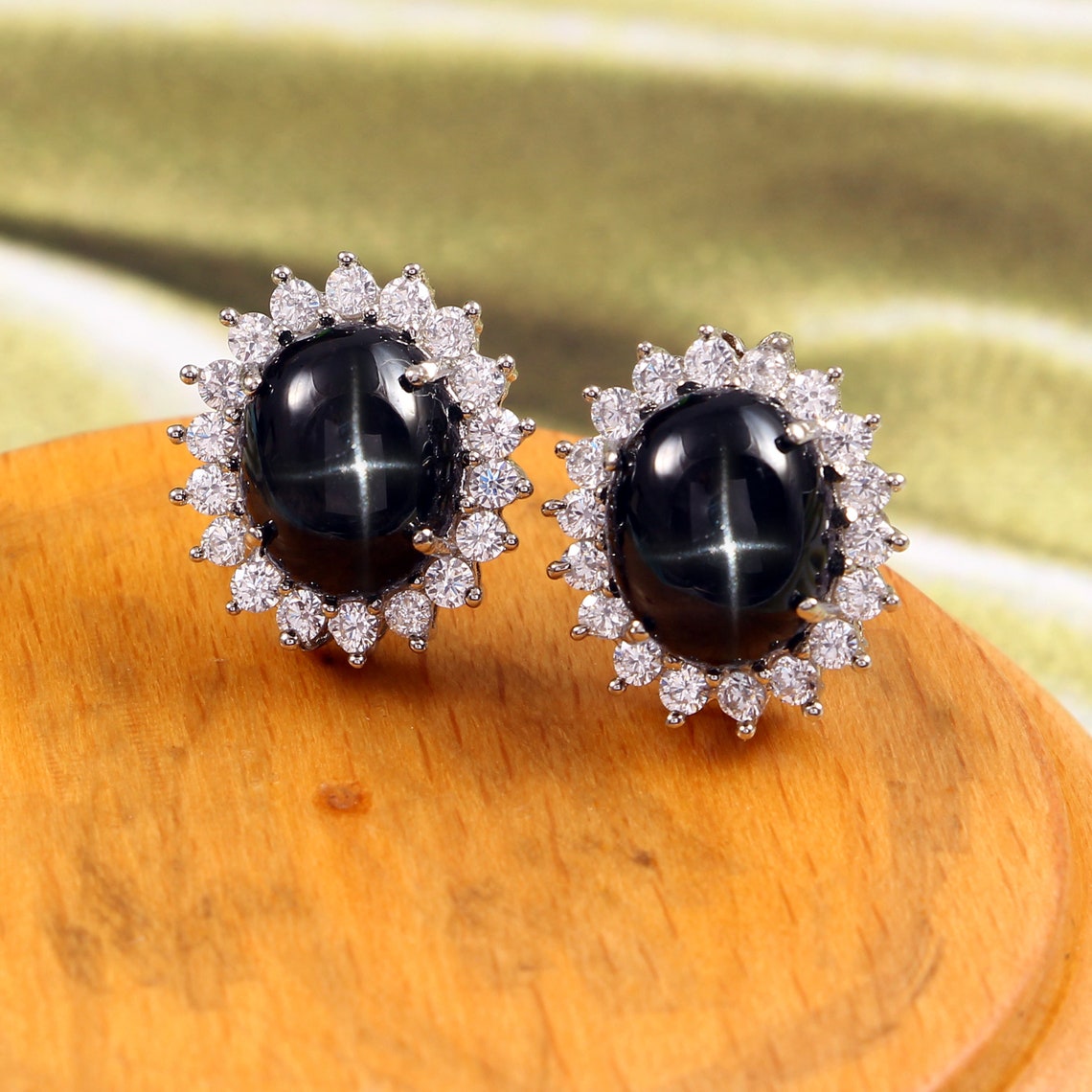 Black star earrings Clearance