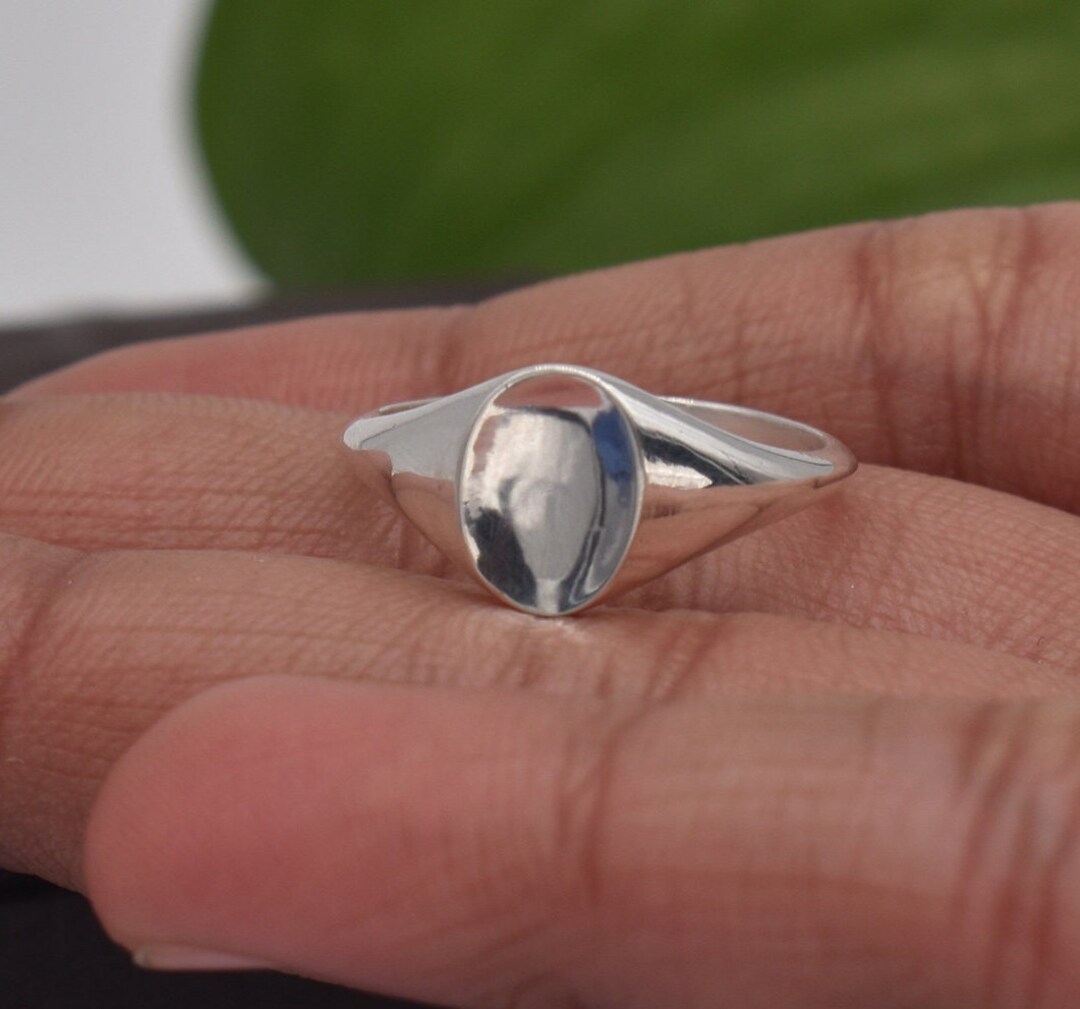 Statement Ring Solid 925 Sterling Silver Ring Silver Etsy