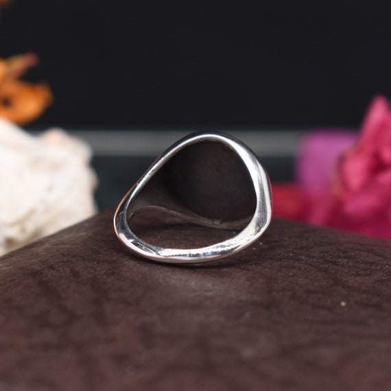 Plain Band Spinner Silver Ring | Sterling Silver Jewelry | Exotic India Art