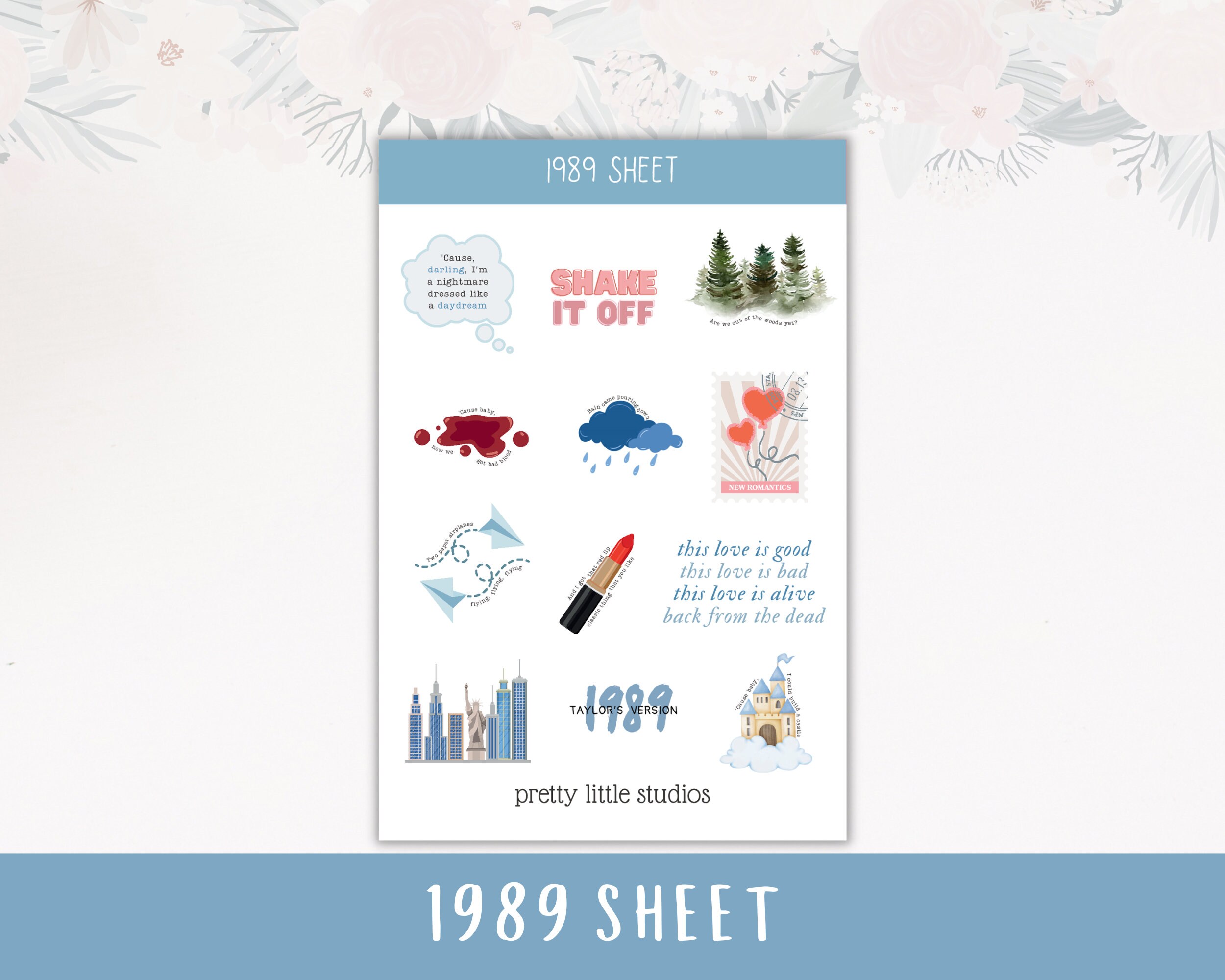 1989 Stickers - Etsy Australia