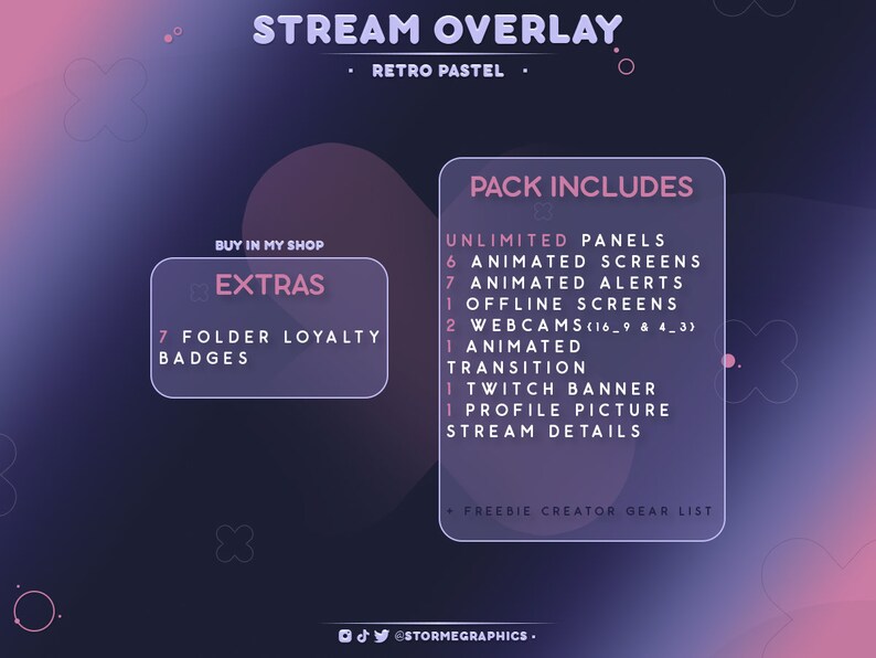 Animated 8bit Disk Overlay Computer Stream Package Windows Twitch Pack ...