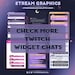 Cute Moon Twitch Widget Chat Galaxy Streamelements Chat Celestial ...