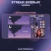 Cute Moon Twitch Widget Chat Galaxy Streamelements Chat - Etsy