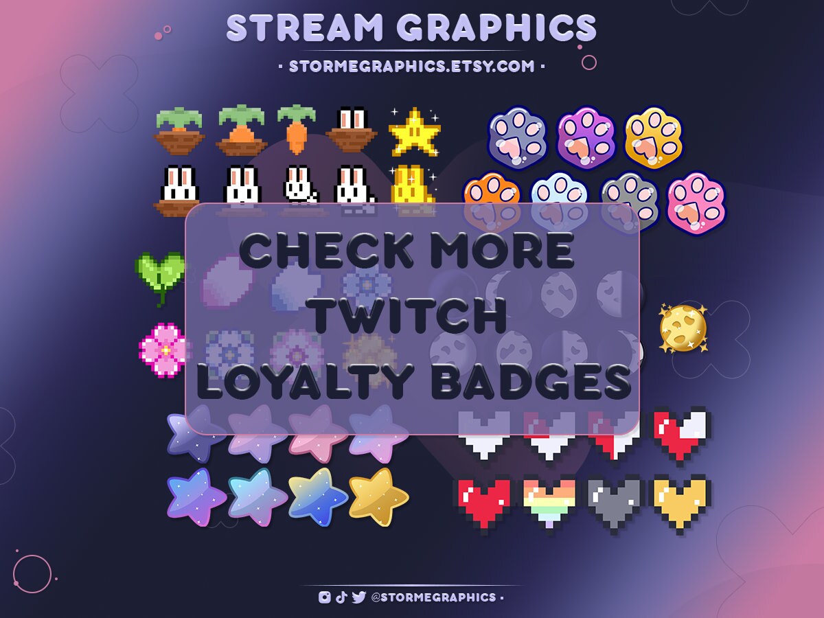 Cute Moon Twitch Widget Chat Galaxy Streamelements Chat Celestial ...
