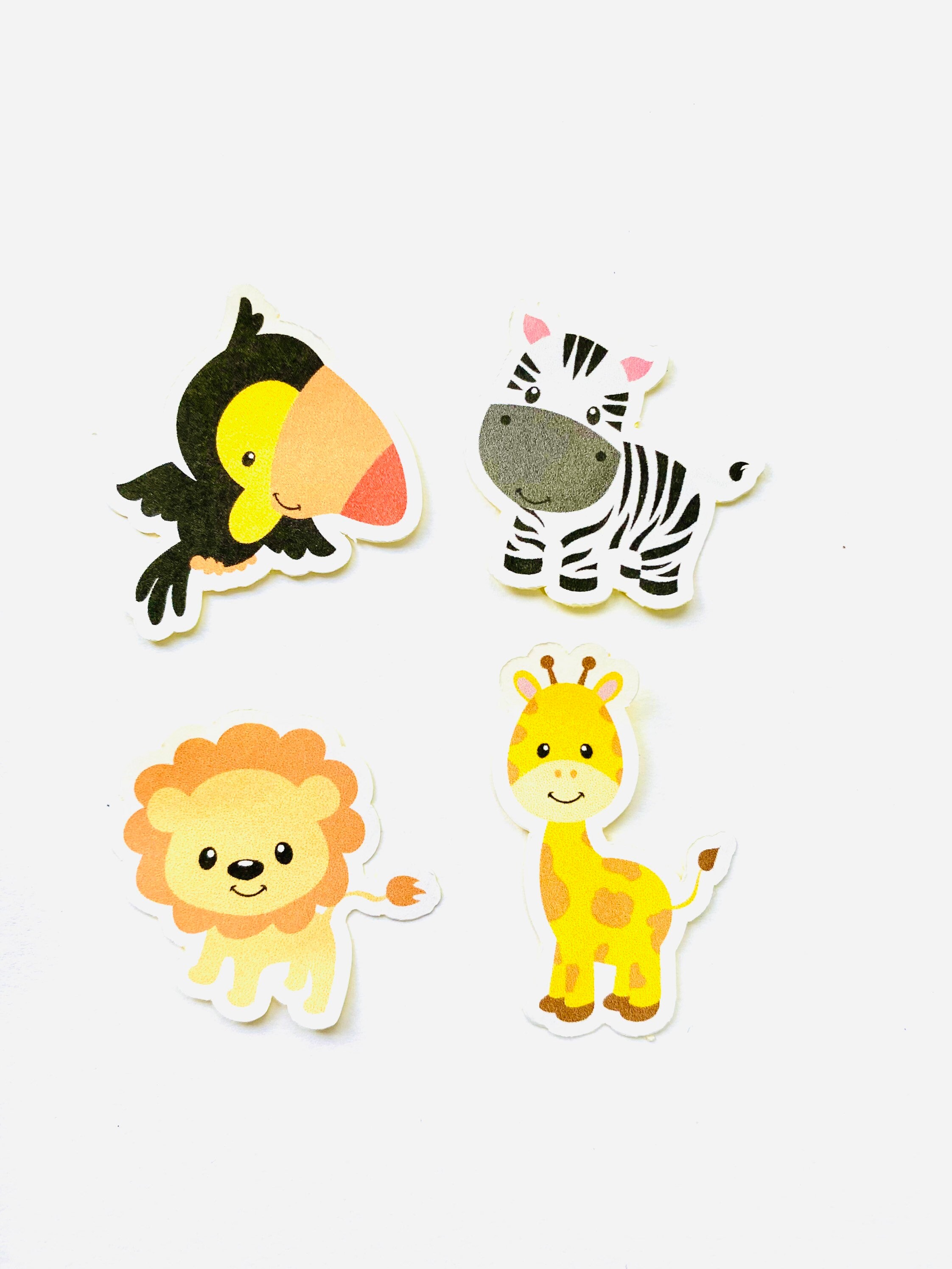 Safari Sticker Set Safari Sticker Pack Cute Animal Stickers Etsy UK