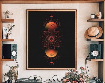 Celestial Decor,witchy Decor, Witchy Wall Decor, Witchy Decorations ...