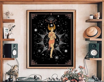 Scorpio Art Print: Zodiac Astrology Illustration