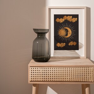 Sun and Moon Print: Celestial Witchy Wall Art image 5