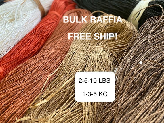 Wholesale Natural Raffia Ribbon 