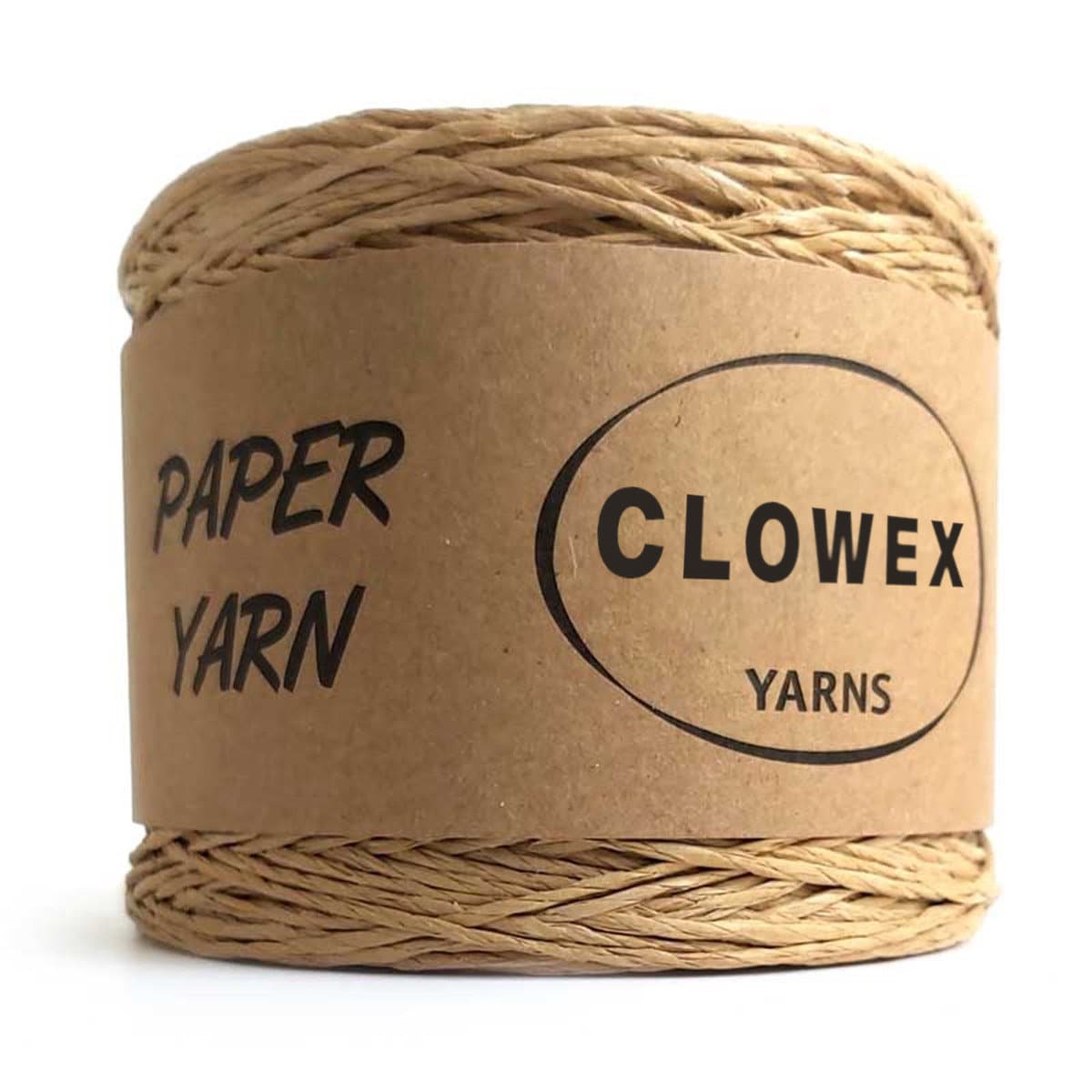 Clowex Craft Raffia Paper Yarn, Twisted Cord for Crochet, Gift