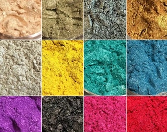 Premium Natural Mica Powder, Resin Candle Bath Bombs Cosmetic Soap Resin Craft Wax Melts