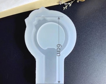 K Pop Bomb Shaker / Mini Finger Herz Silikonform, Hand Herz koreanisches Zeichen Form für UV-Harz Kunst Epoxidharz Formen Schmuck