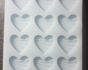 Handgemachte Herz Silikonform Seife, Wax Melt Resin Eis Backform