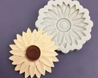 3D Sunflower Silicone Molds Fondant Craft Cake Candy Chocolate Sugarcraft Moulds