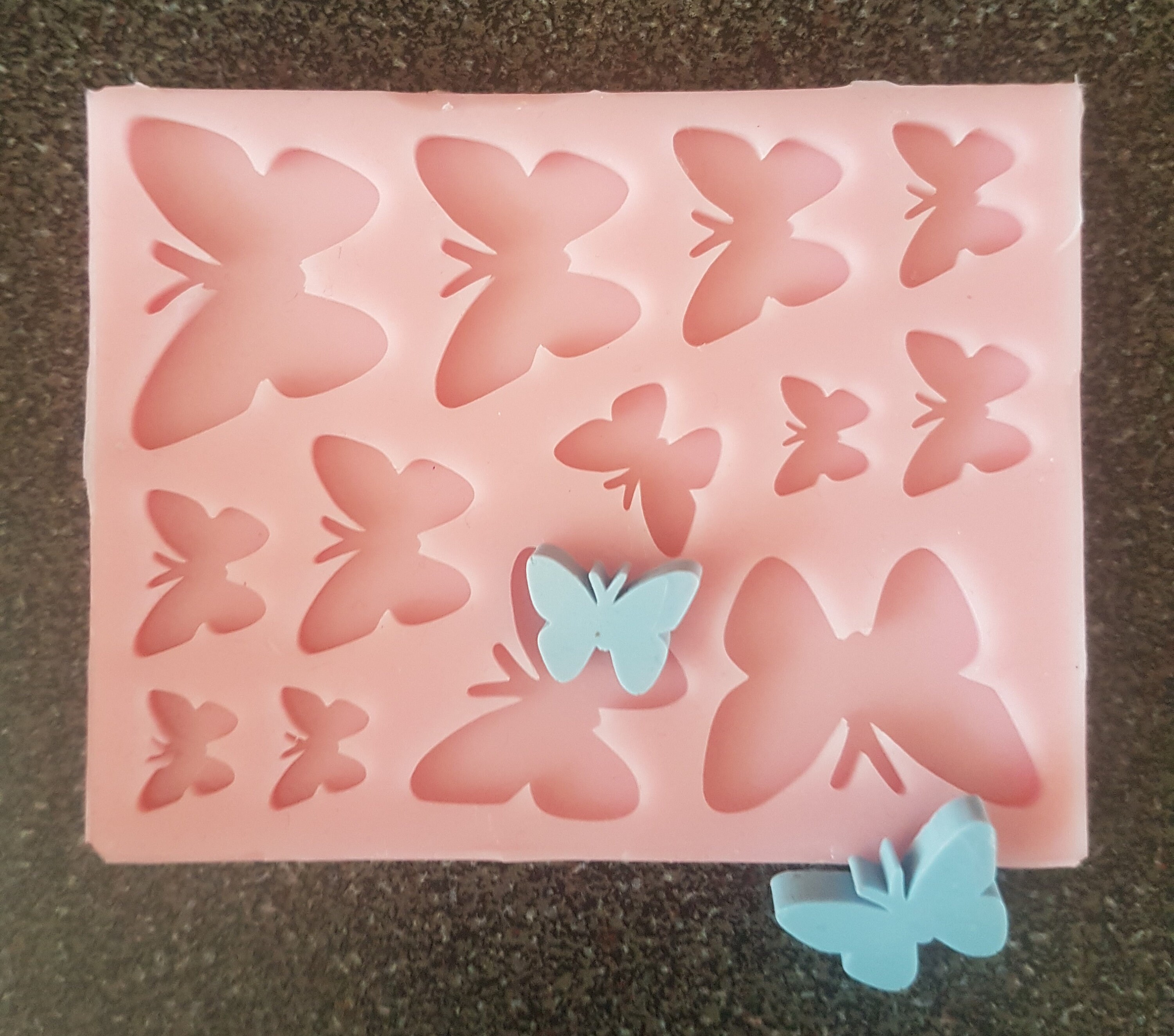 Mini Butterfly Cake Baking Mold Silicone Butterfly Chocolate Mold Pink Mold