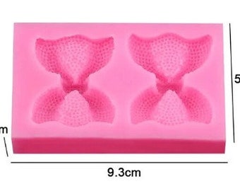 Bowknot Design Silicone Mould for Cake Pop Topper Fondant Chocolate Mold DIY Clay Model Cake Decorating Tools Bakeware