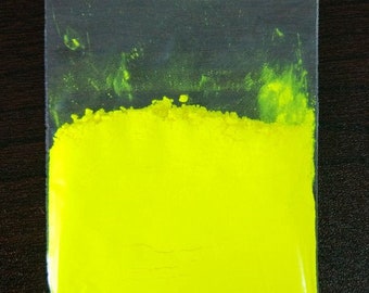 Yellow Neon Fluorescent Mica Pigment Powder 3g-100g, Epoxy Resin, Nail Art Polish, Makeup, Soap