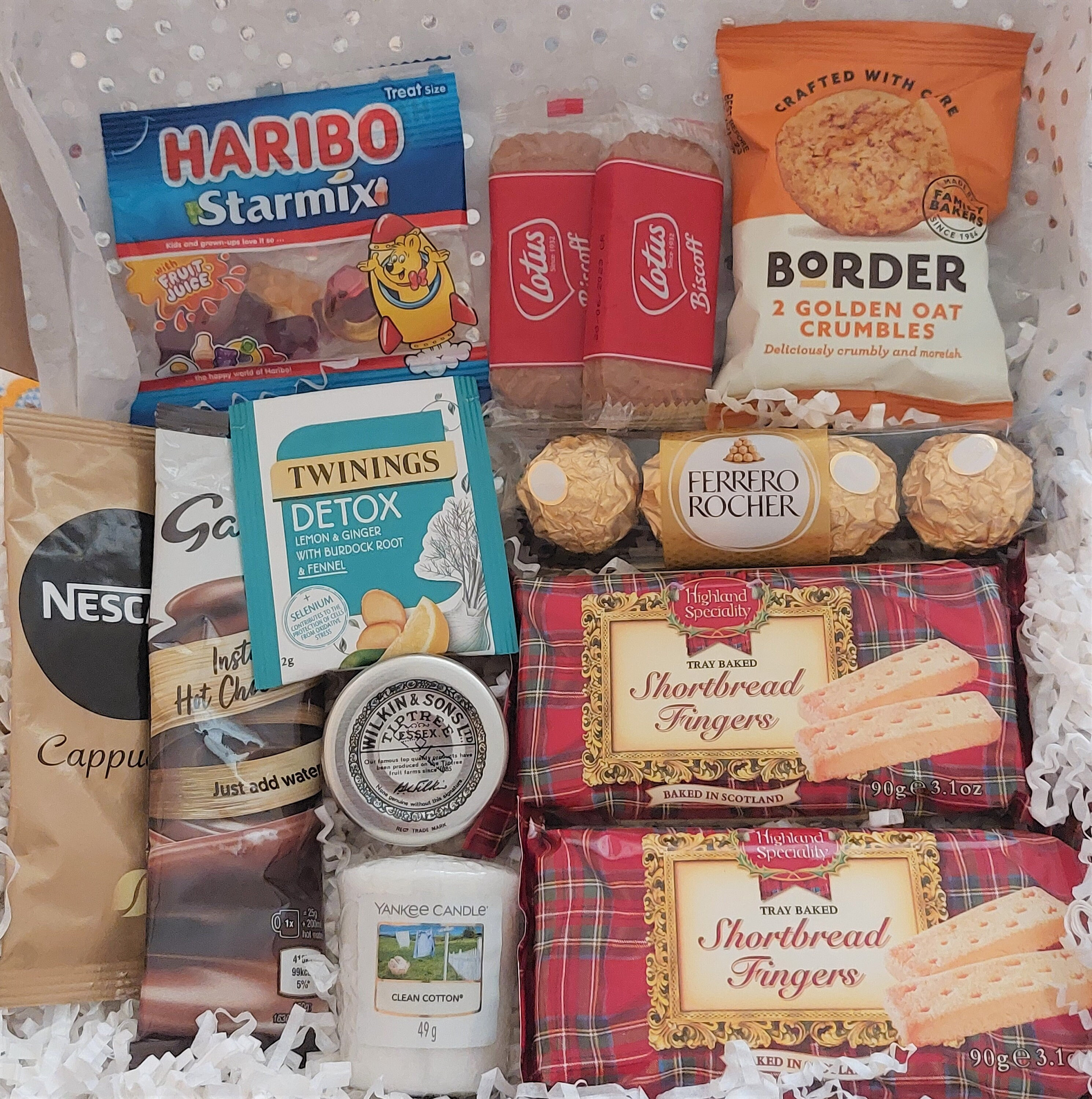 Deluxe-Weihnachtsgeburtstag - Food Hamper - Geschenkverpackung - Geschenkbox-Set für Ihn Ihre Paare Dada Mum Food behandelt