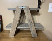 2-Shelf Tiered Ladder Stand Ladder-Style Tiered Tray Farmhouse Decor Display Ladder Plant Stand Cupcake Stand