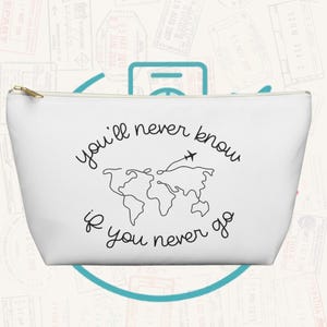 Pochette pour accessoires avec fond en T