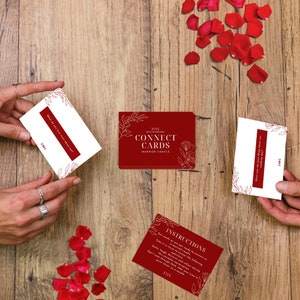 Connect Cards, Conversation Cards, Relationship Cards. Date Night Activity. Perfect For Couples, Friends or Family