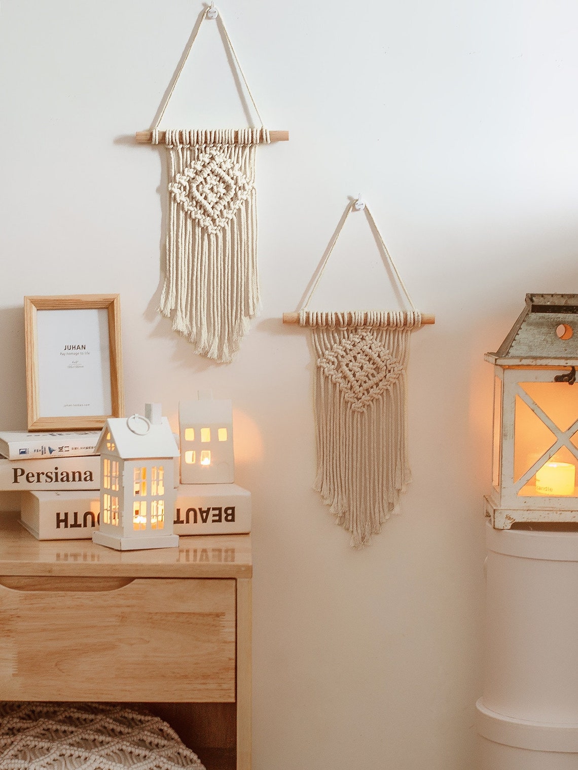 1pc boho tassel decor braided wall hanging wall decorative Etsy