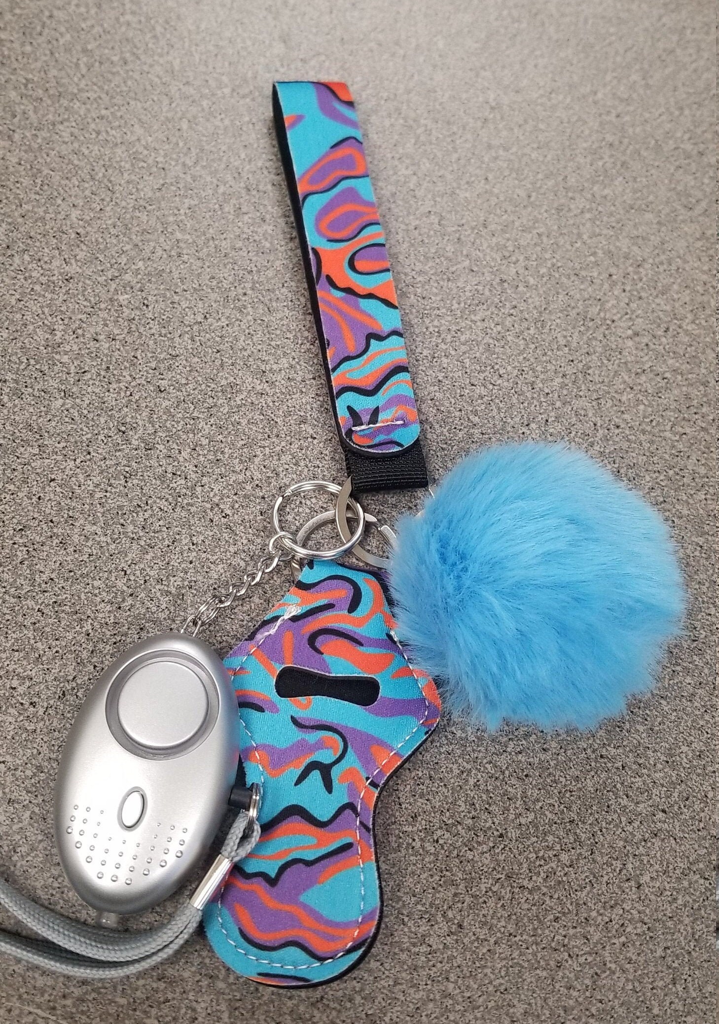 CUSTOM Multicolor Safety Keychain Etsy
