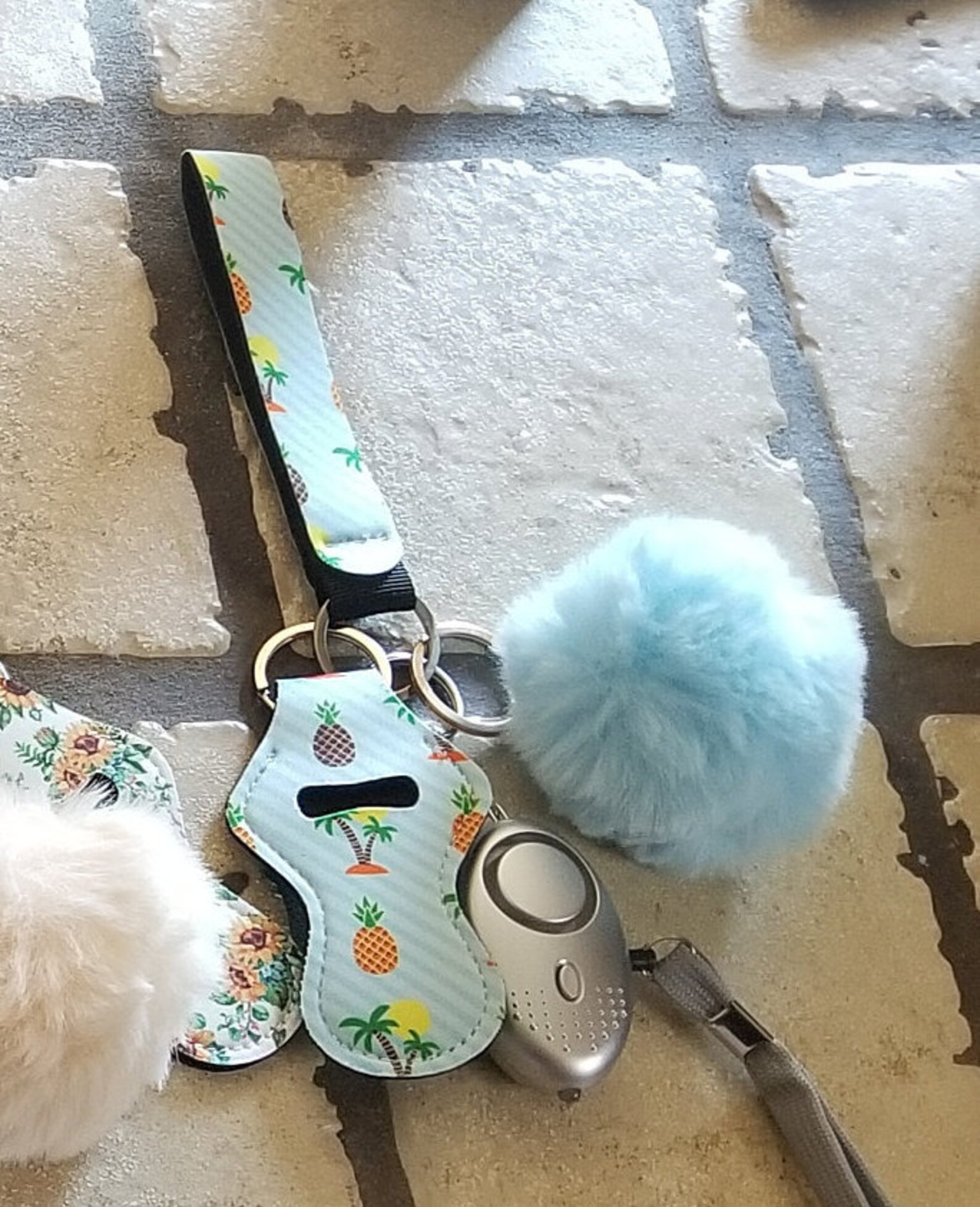 Customizable Island Safety Keychain Etsy