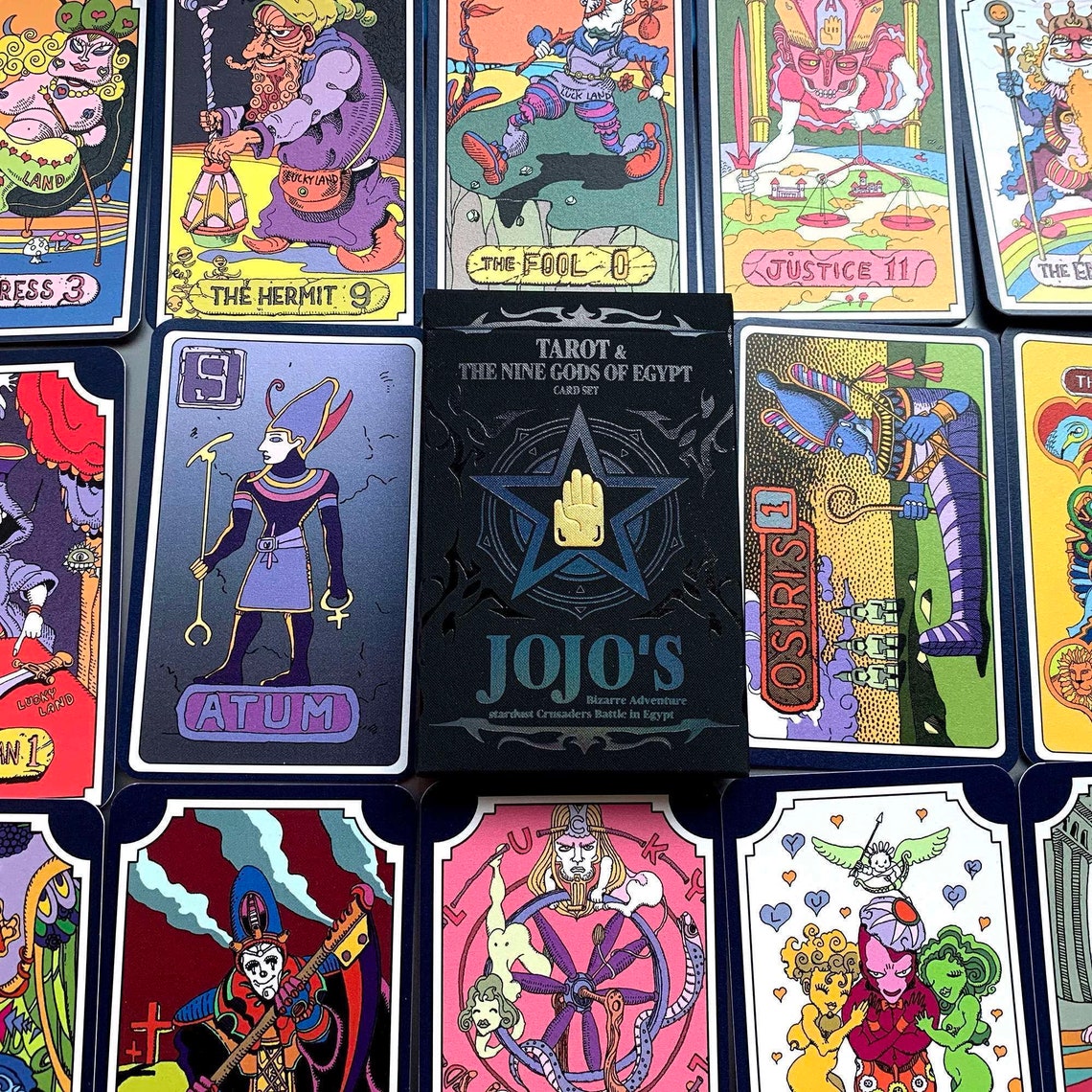 JoJo's Bizarre Adventure Tarot Karten 31 Stk . Set Etsy