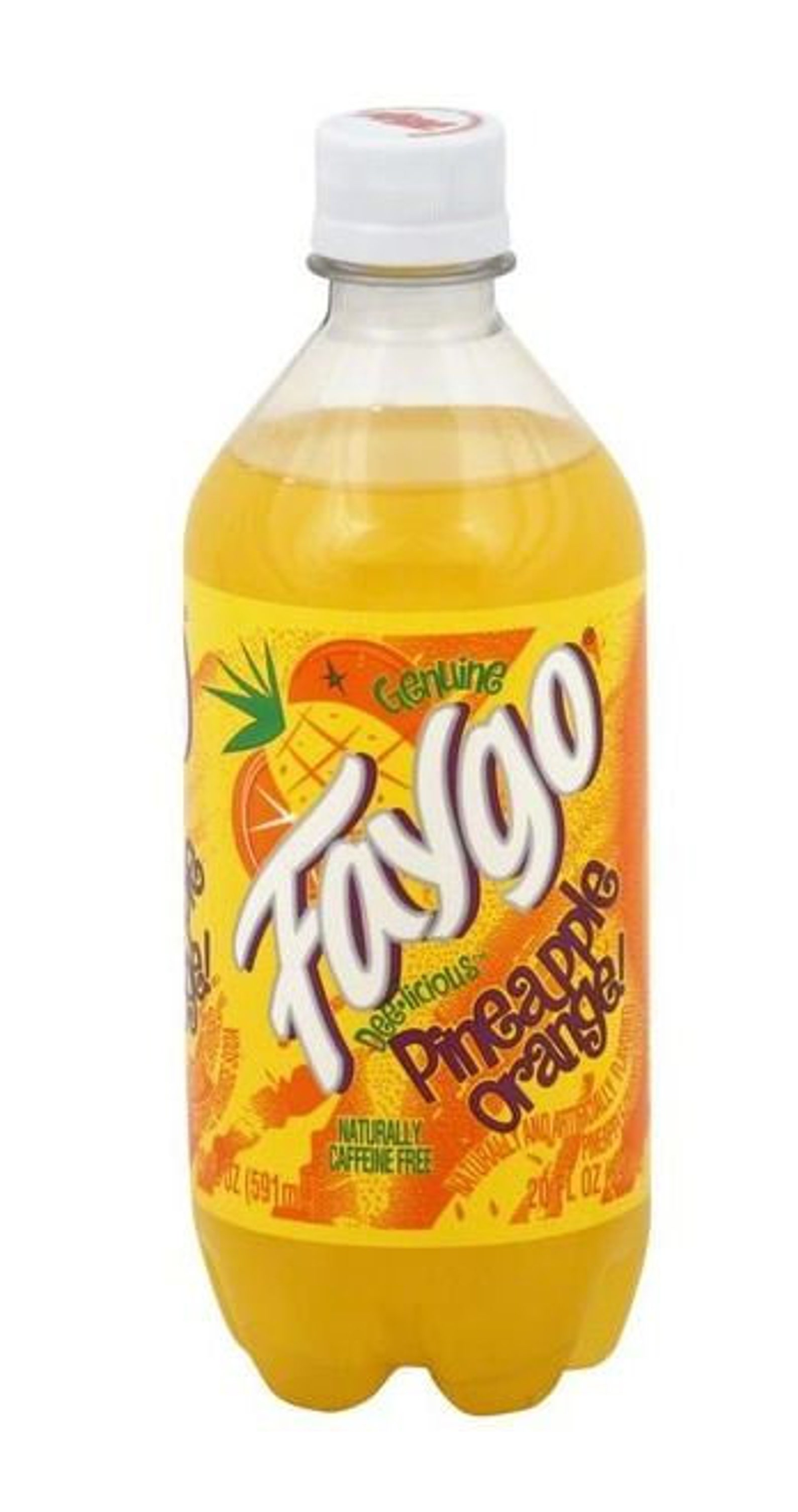 Exotic 20oz Faygo Pineapple Orange Soda Pop bottles Pack of Etsy