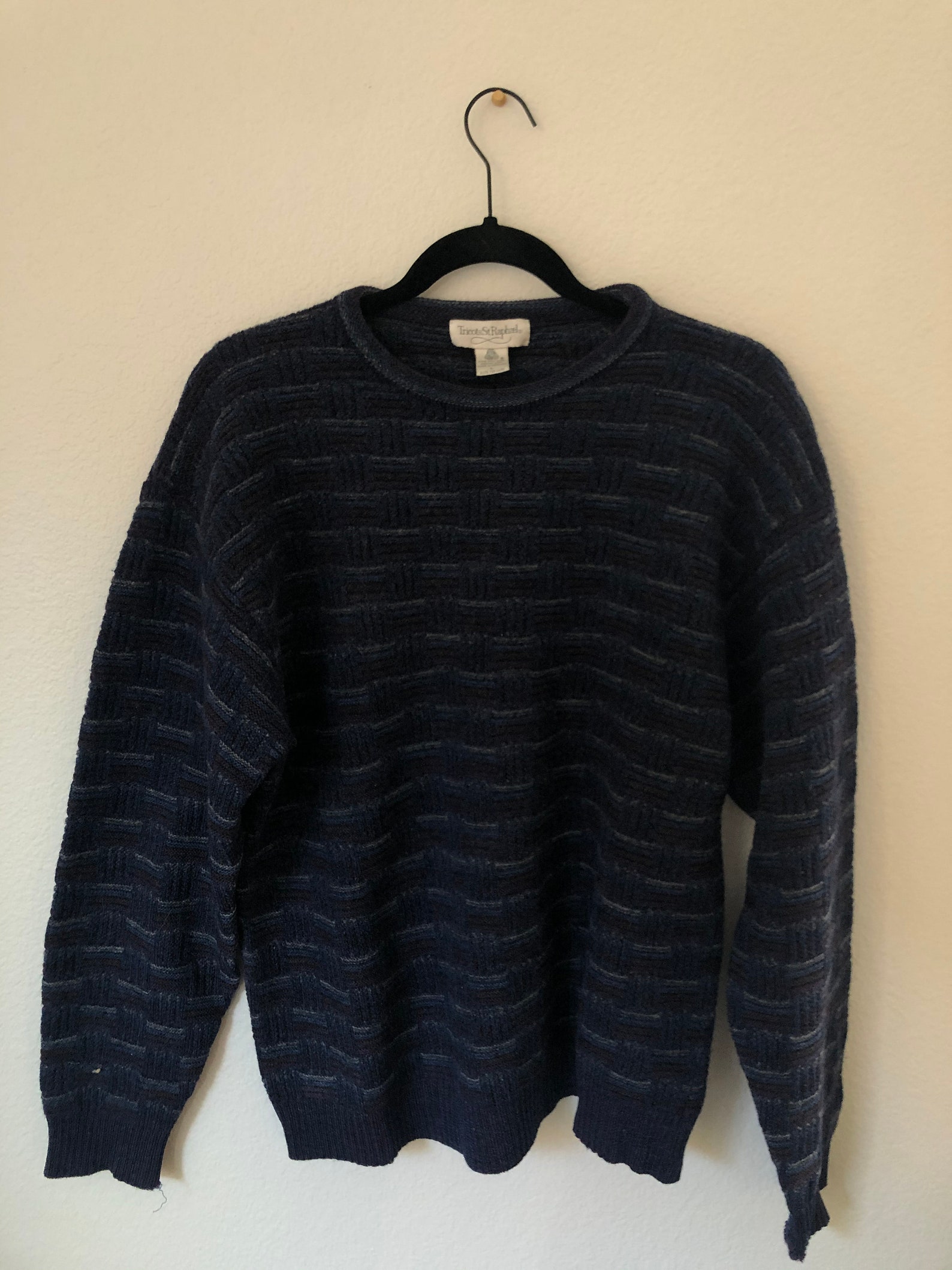 Vintage Wool Sweater From Uruguay - Etsy