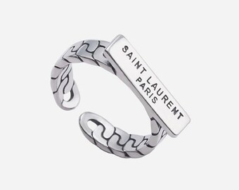 Saint Laurent Paris Chain Ring 2025 | www.alhudapk.com