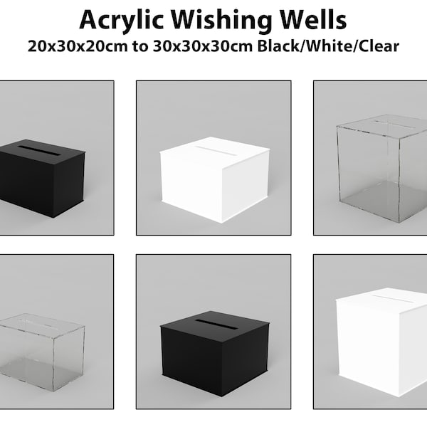 Wishing Well Card Box perfect for Weddings Birthdays Baby Showers Anniversaries