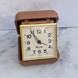 Vintage Westclox Travel Alarm Clock 3&quot;