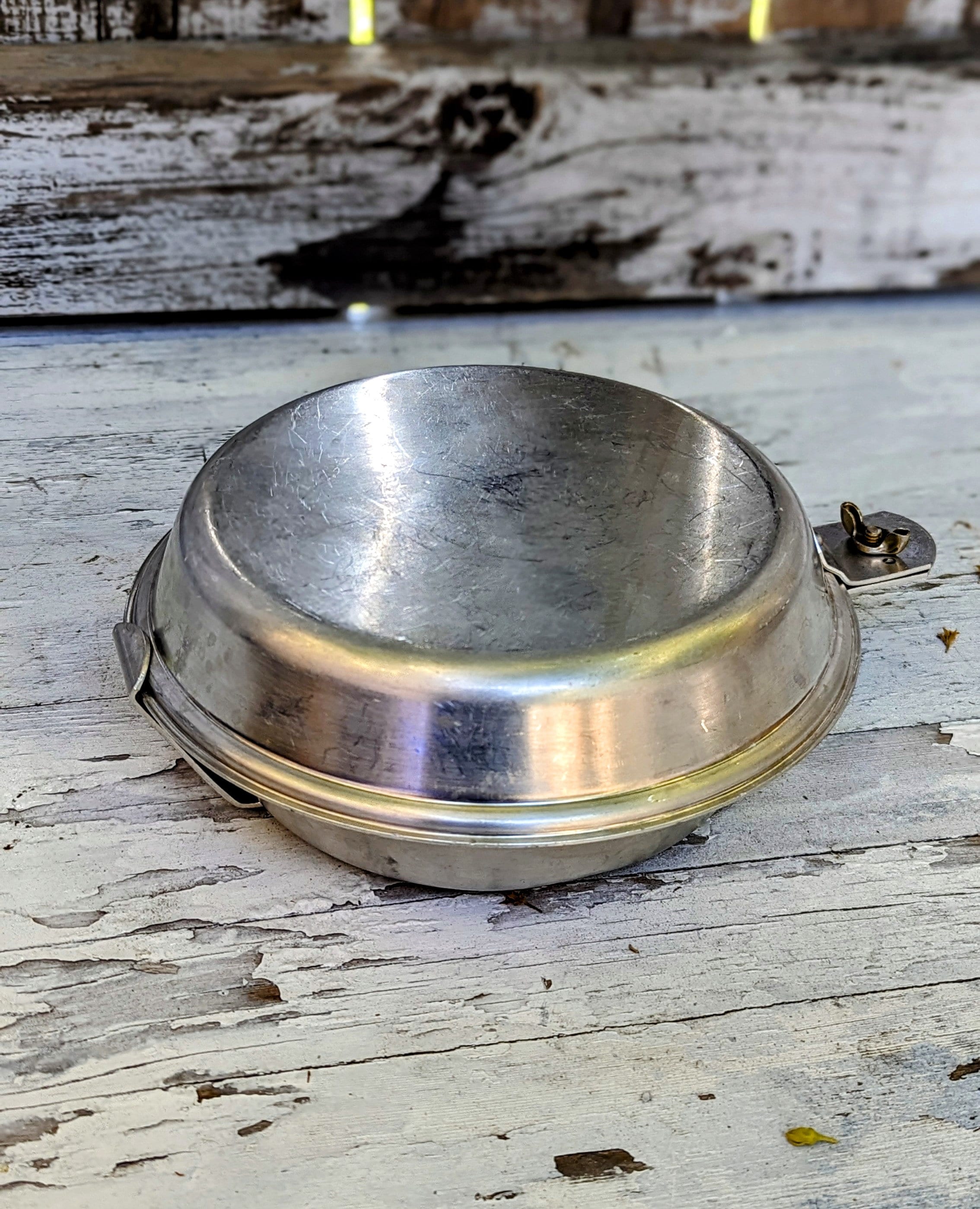 バーベキュー・調理用品 VINTAGE PALCO ALUMINUM MESS KIT Vintage PALCO Pure Aluminum 5 Piece Nested Camping Cook Mess