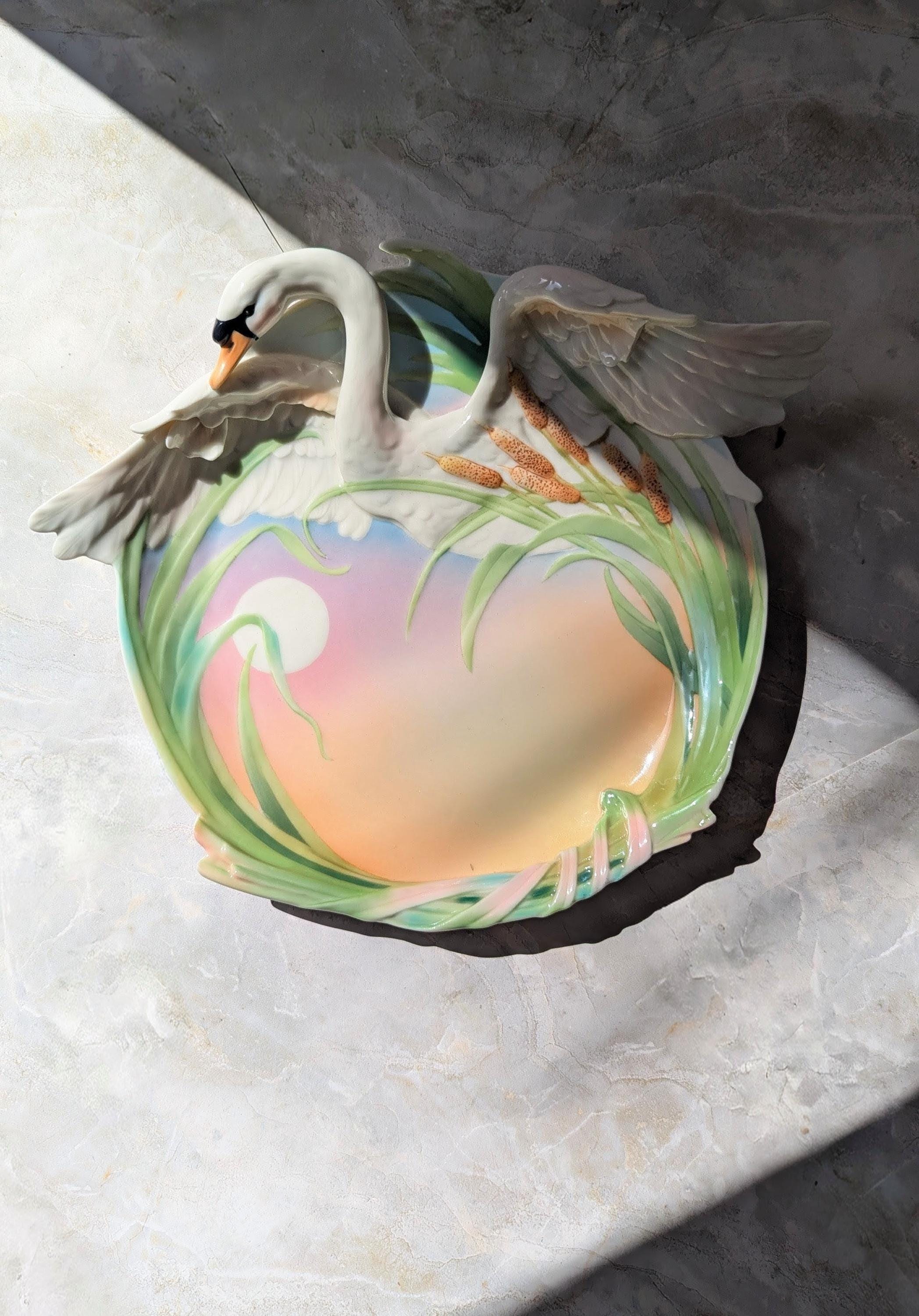 Swan Franz Porcelain - Etsy