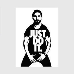 Shia labeouf just do it shirt deals