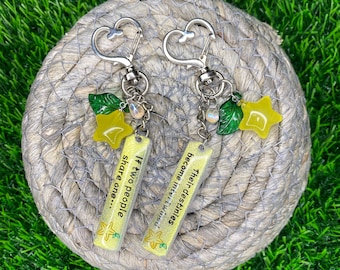One Sky One Destiny Couples Keychain Resin Charms - Gift for best friends/siblings