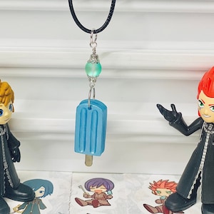 Sea-Salt Ice Cream Necklace With Matching Earrings