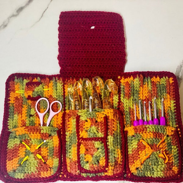 Crochet Hook and Tools Case PDF Pattern