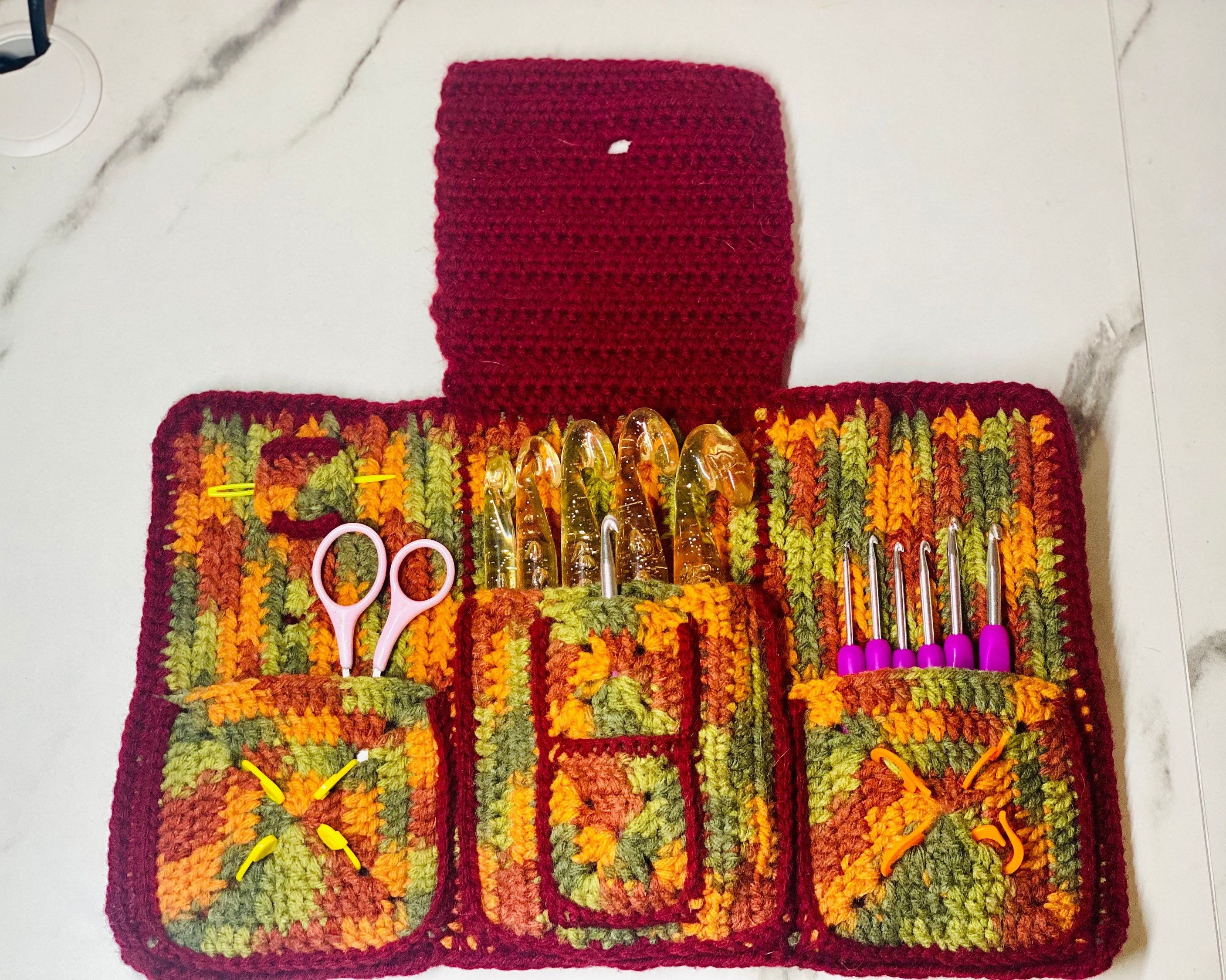Mini Crochet Hook Set on a Keychain 3 Sizes 3mm, 4mm and 5mm Crochet Multi  Tool Cutting Tool Amigurumi Craft Supplies 
