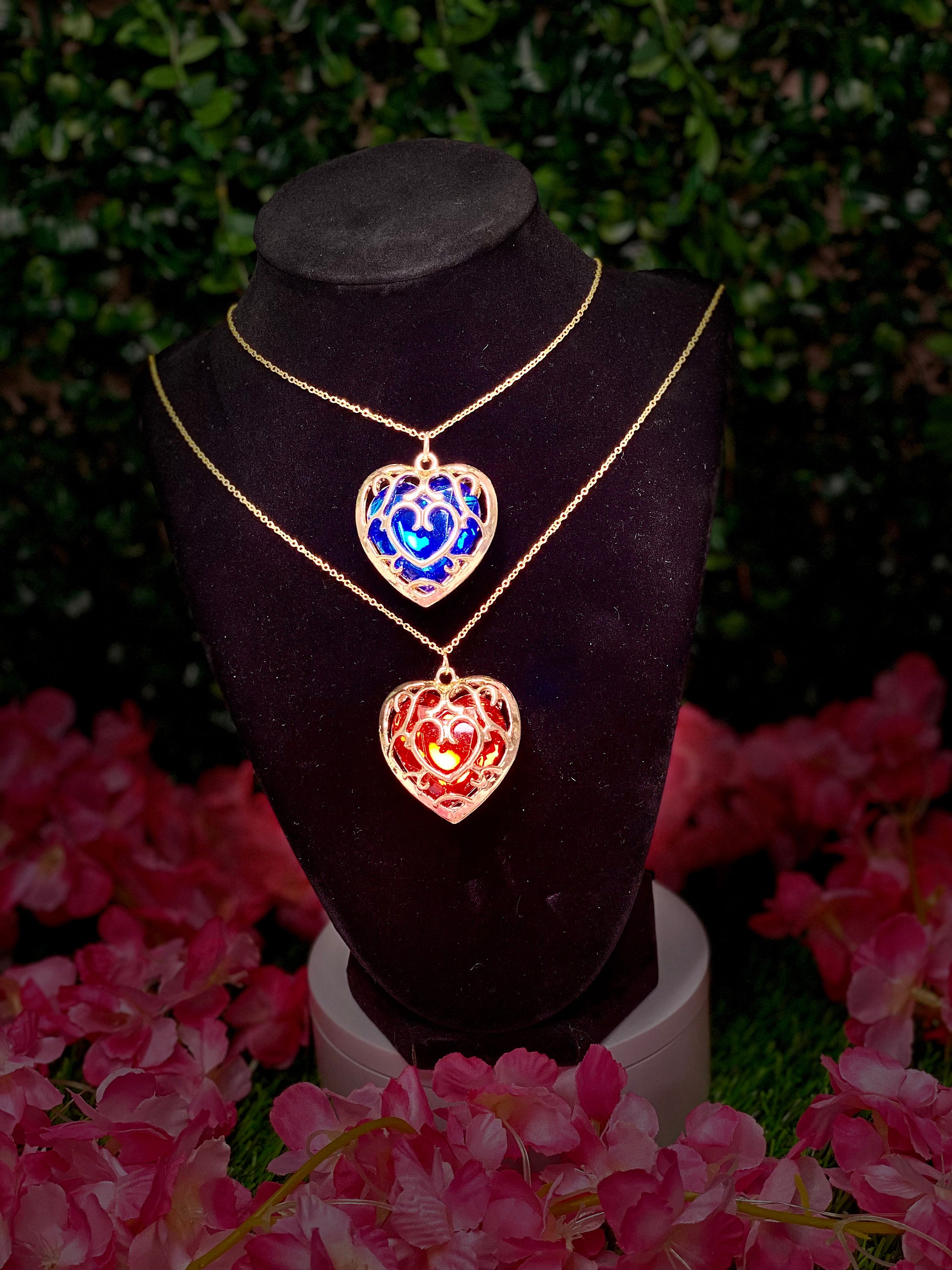 Zelda Breath of the Wild Heart Container Necklace Daughter s Birthday Gift Heart Jewelry Nintendo Switch BOTW Totk NES Chain Etsy