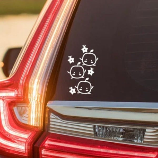 Junimo Vinyl Decal, stardew valley inspired, Stardew Valley Car Decal, cute Junimo sticker, gift for friends.