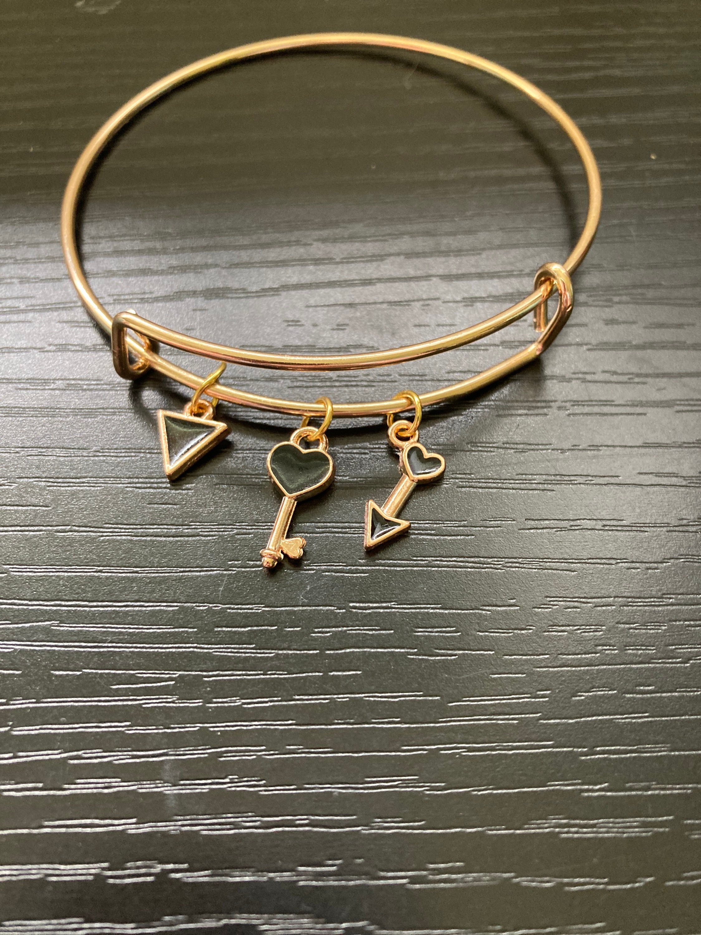 A Gold Charm Bracelet - Etsy