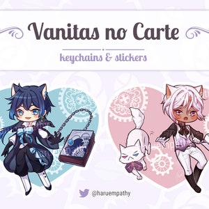 The Case Study of Vanitas - Vanitas x Noé - Glitter Acrylic Charm Keychain charms