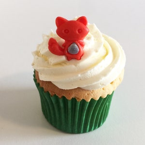 6 sugar foxes - commestibili, unici e fatti a mano nel Regno Unito!
