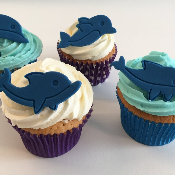6 Sugar Dolphins- Edible, Unique & Handmade in the UK!